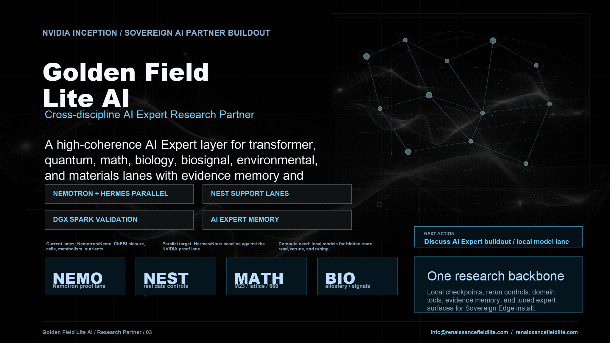 Golden Field Lite AI one-sheet preview